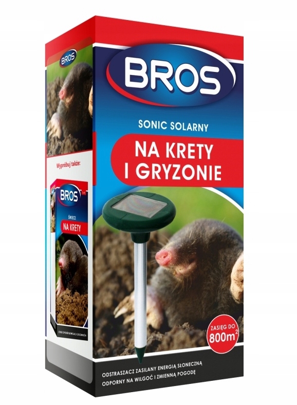 

Bros Silny Solarny Odstraszacz Na Krety Nornice