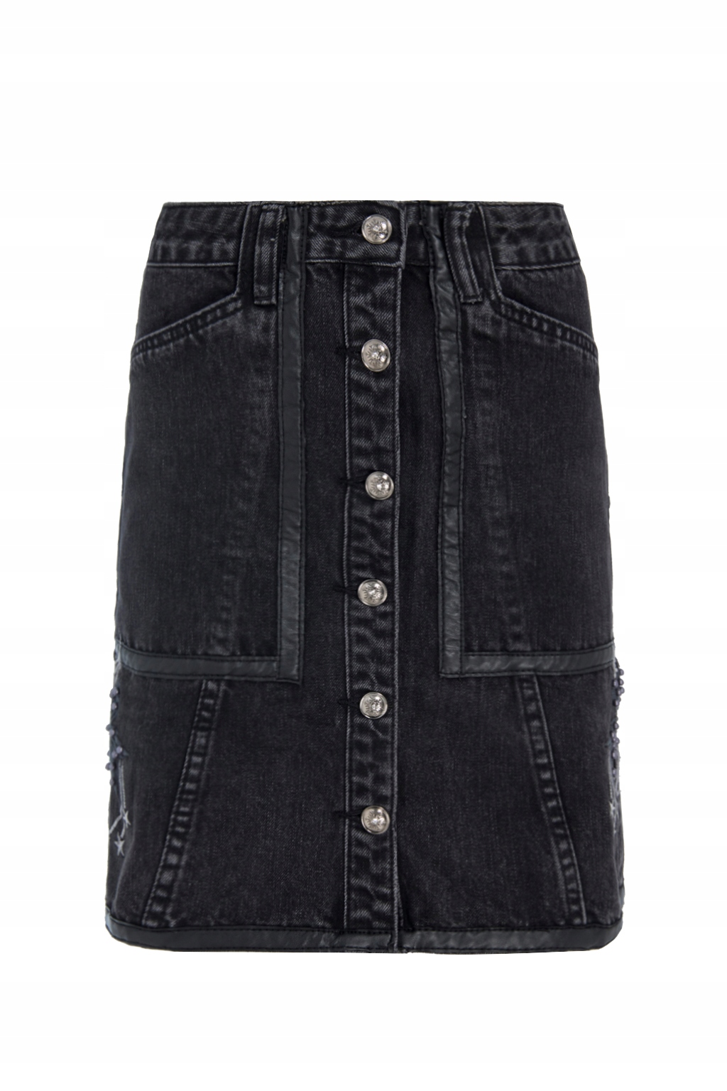 

Desigual Fal Martia spódnica jeansowa r.24 PH87 12