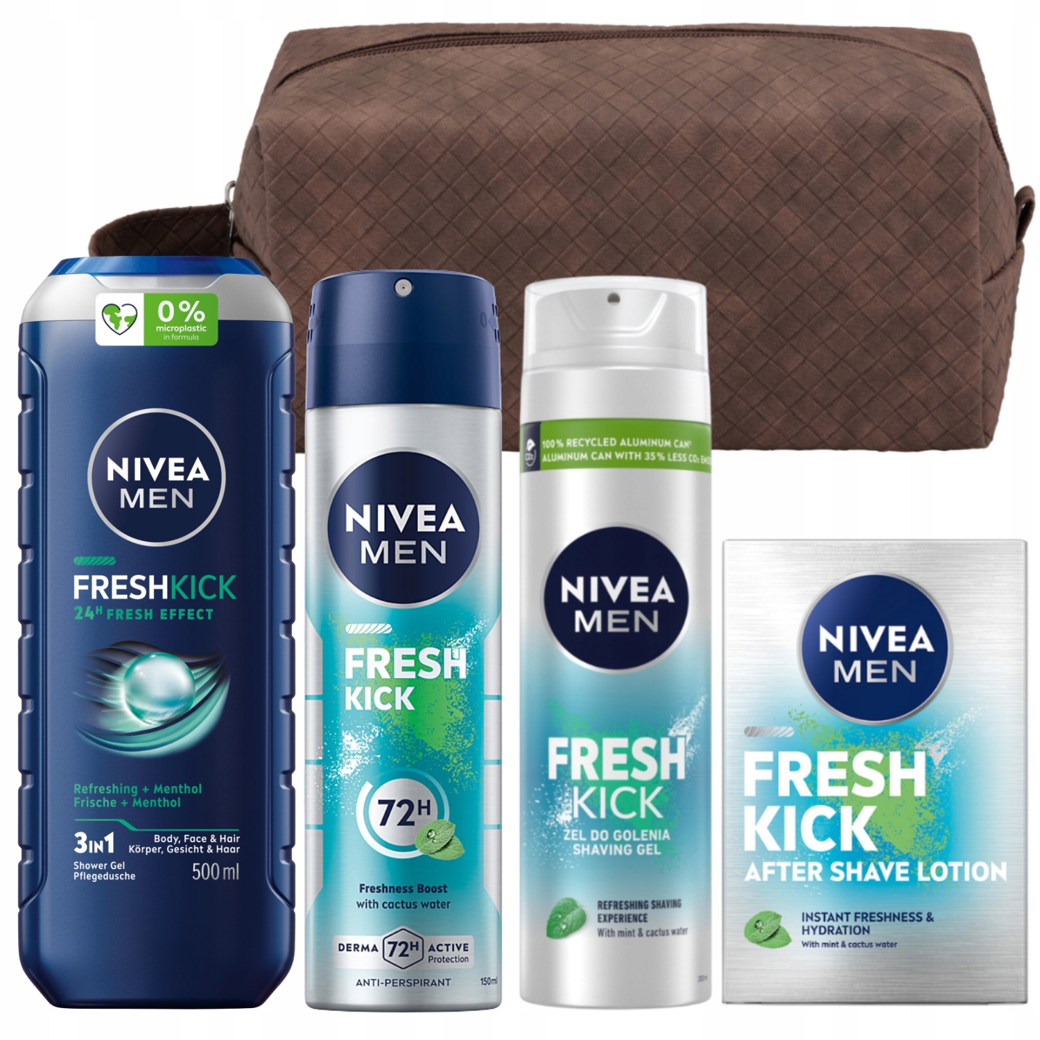 Nivea Men Żel pod prysznic Do golenia Antyperspirant Woda po goleniu