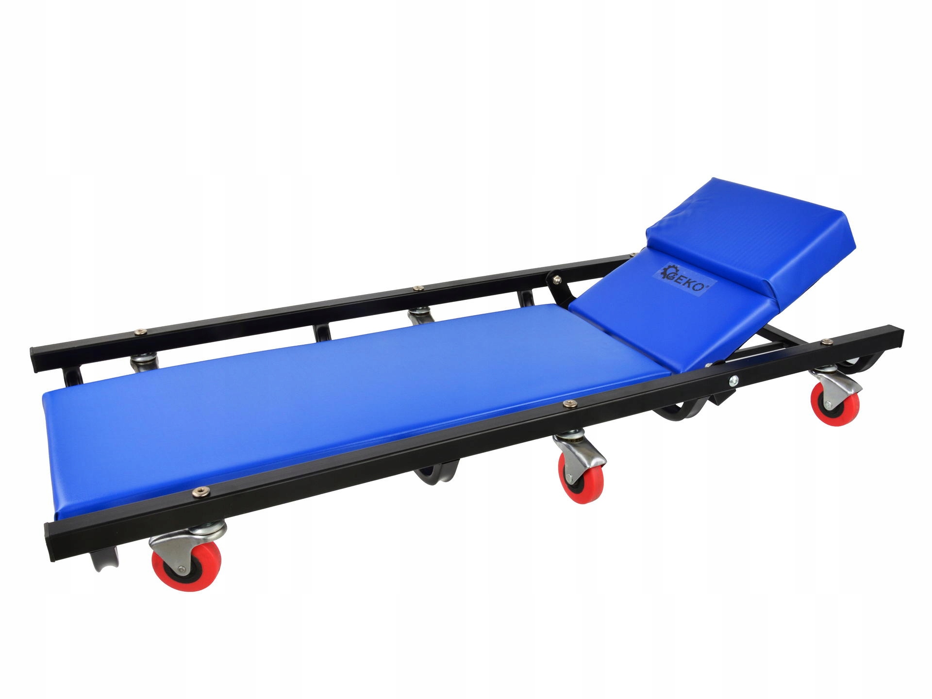 LEŻANKA WARSZTATOWA 40" Z REGULACJĄ OPARCIA 100 X 43 CM 6 KÓŁEK OBROTOWYCH EAN (GTIN) 5901477107269