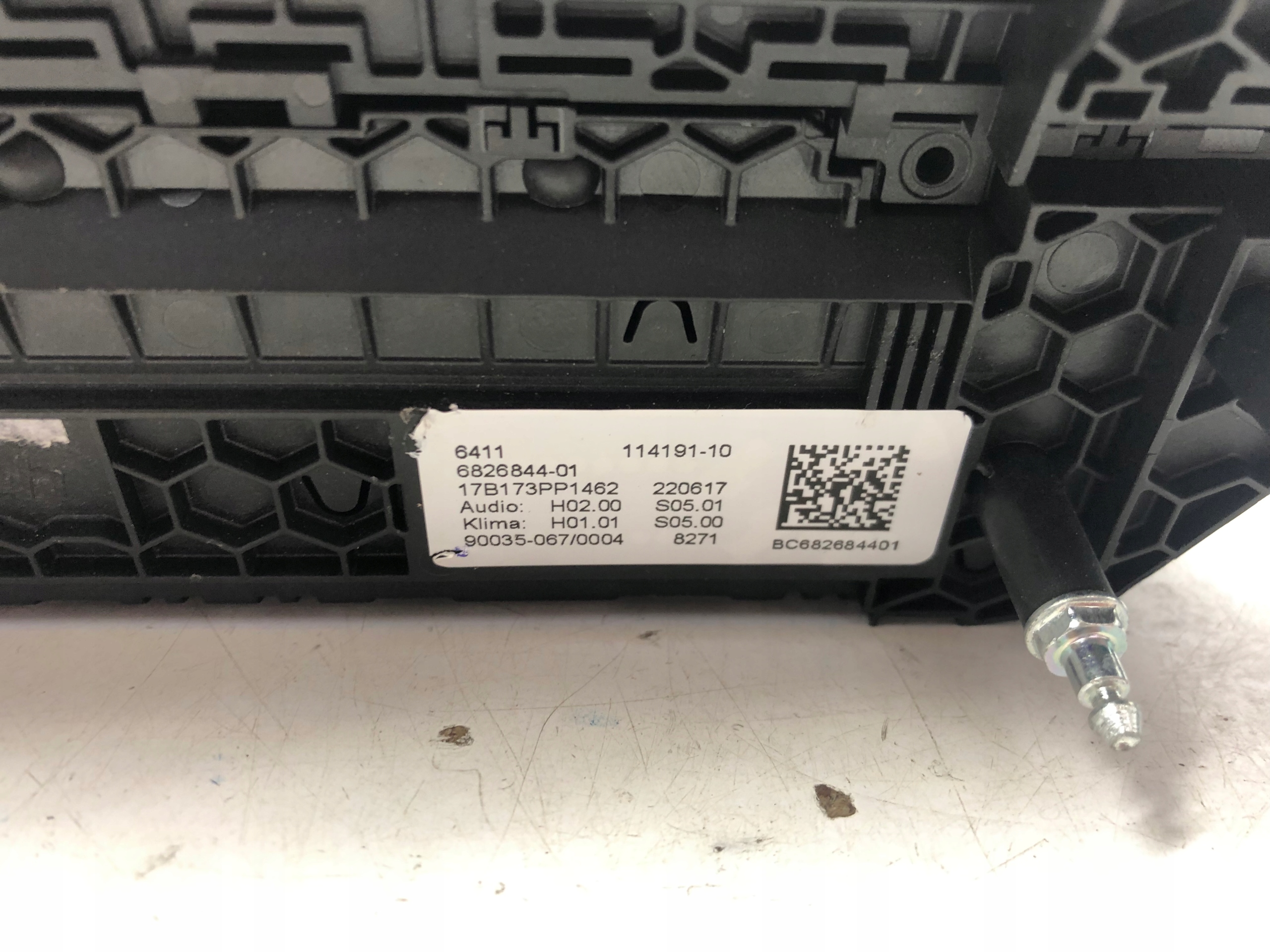 BMW 5 G30 G31 Unite commande clima 6826844