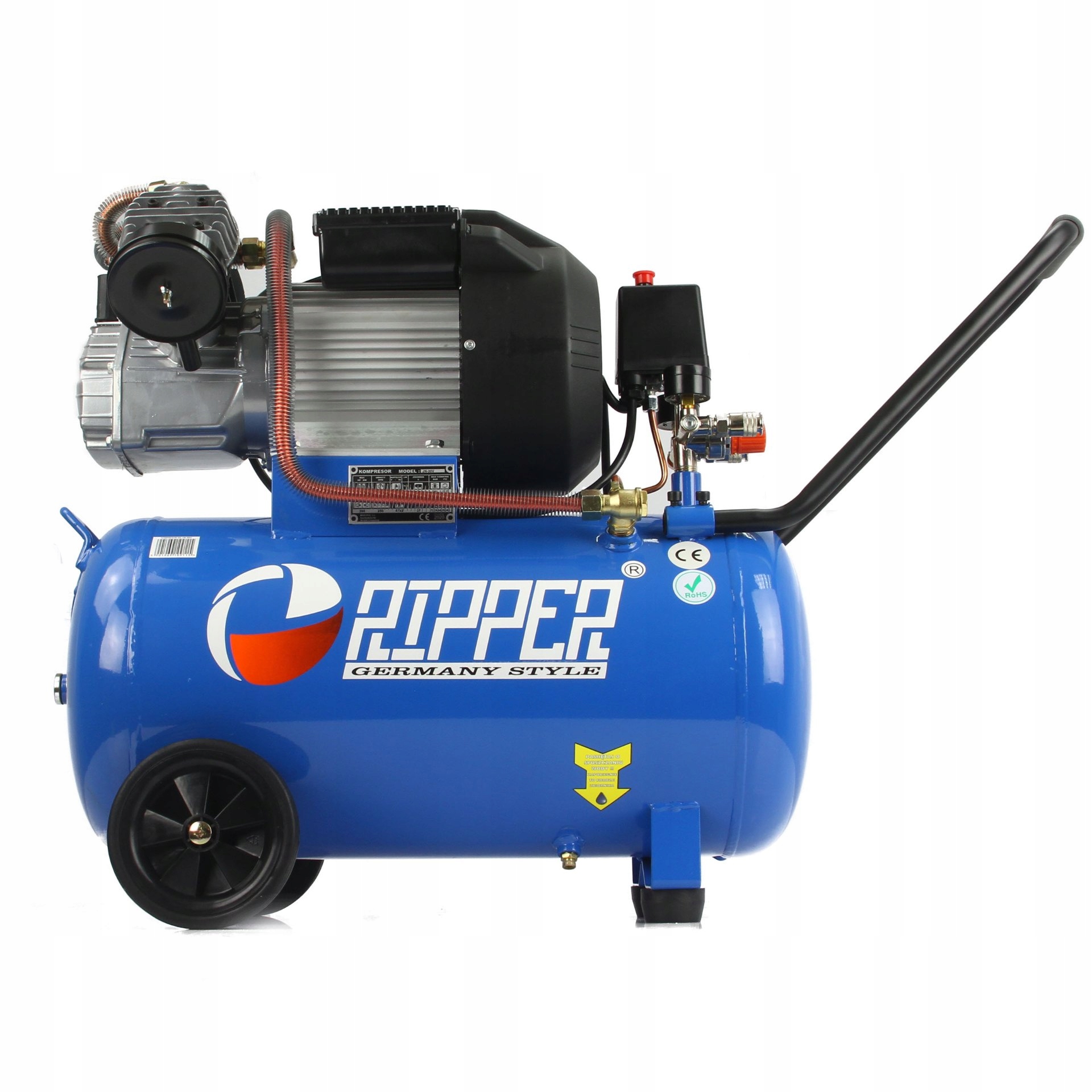 Kompresor olejowy Ripper JN-30V 50 l 8 bar 50L /JN-30V/ RIPPER V2 Marka Ripper