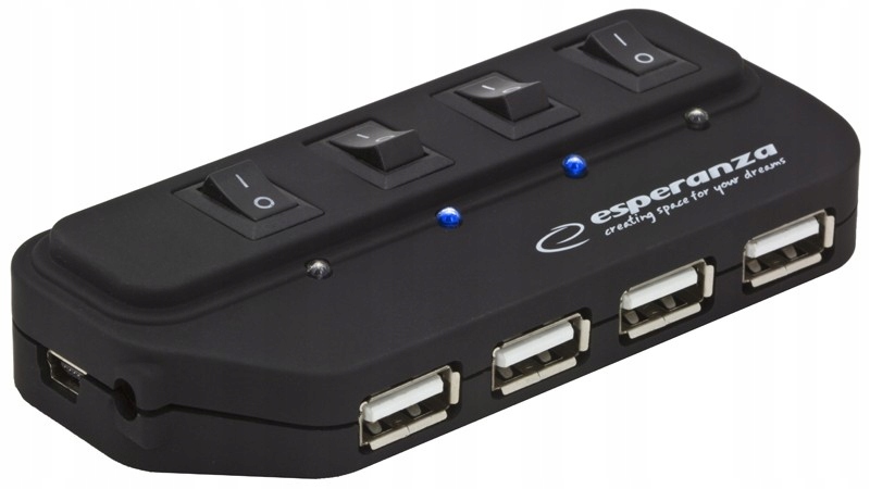 

Esperanza Hub 4 Porty Usb 2.0 EA127