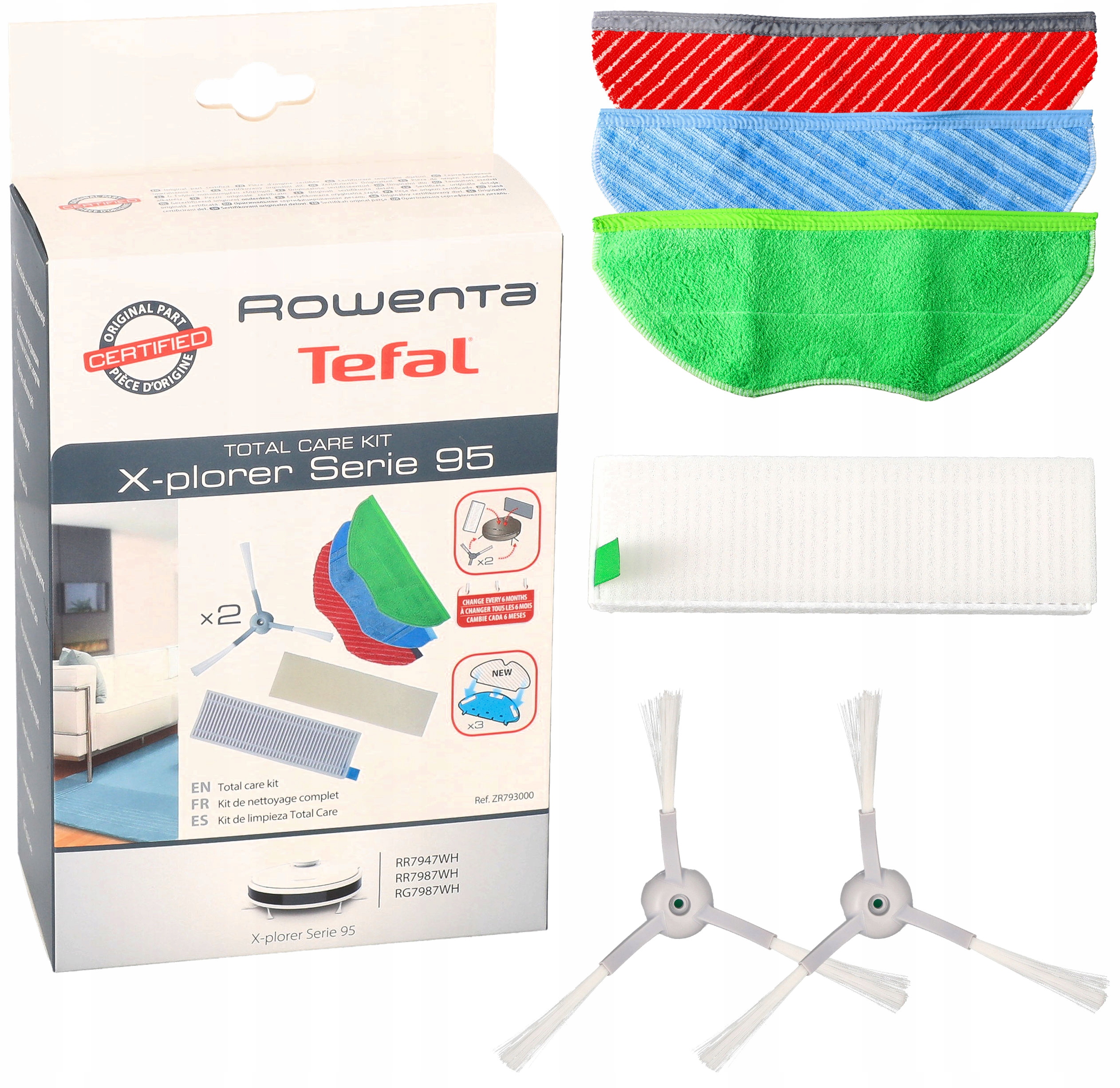 

Zestaw akcesorii Tefal Rowenta X-plorer serie 95