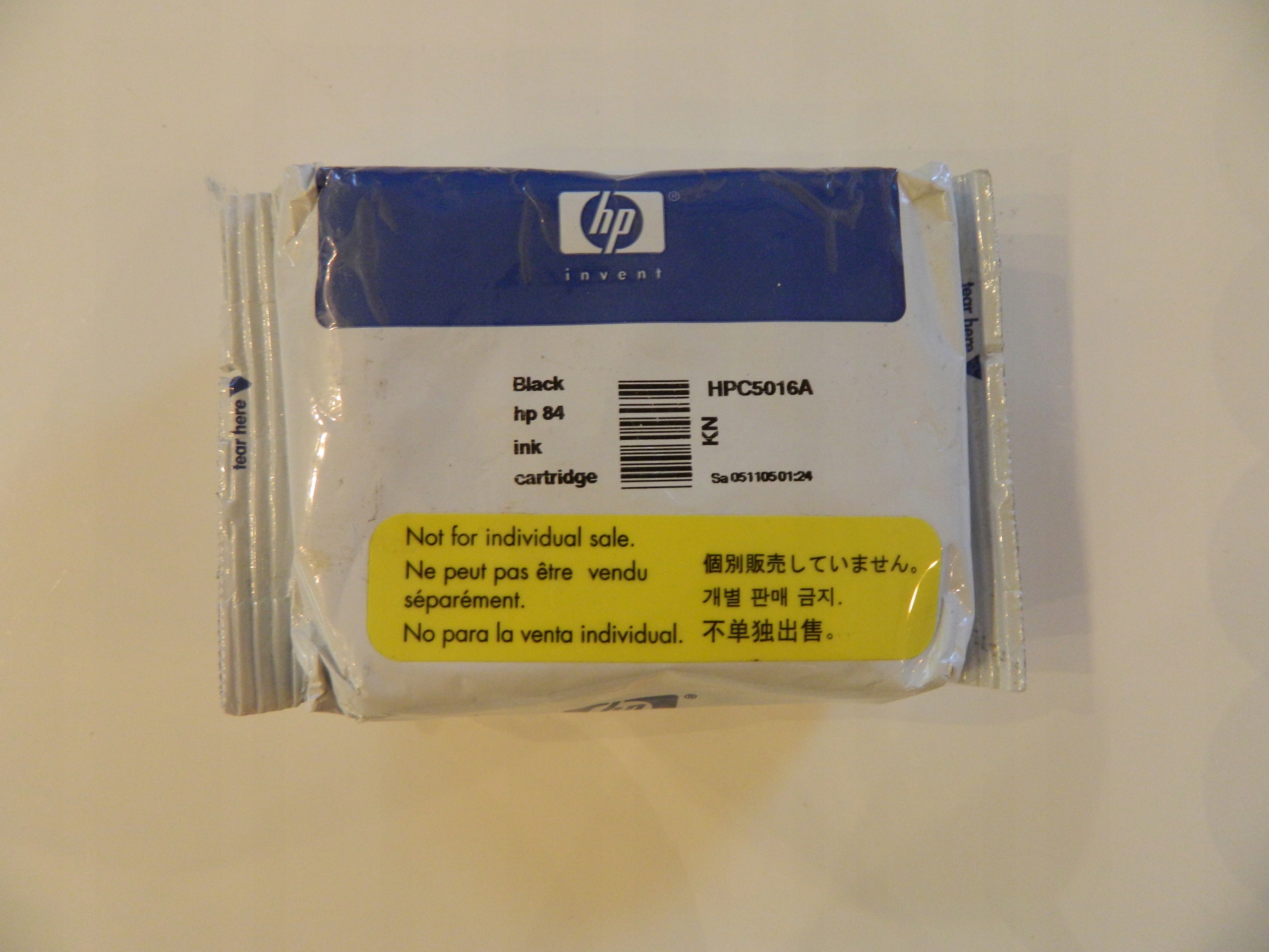 Originální Inkoust Hp 84 Black C5016A 69 ML