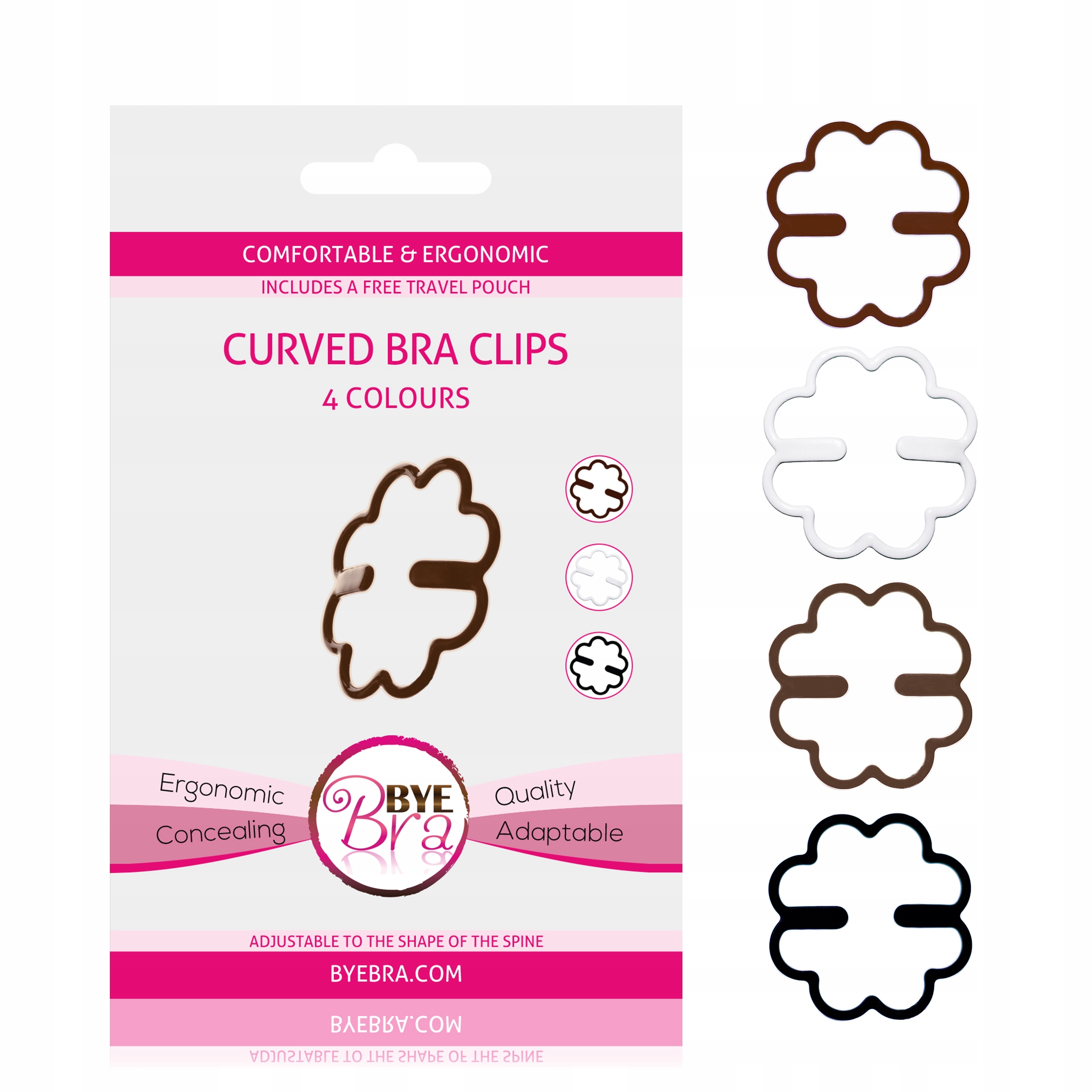 

Bielizna Byebra Curved Bra Clips