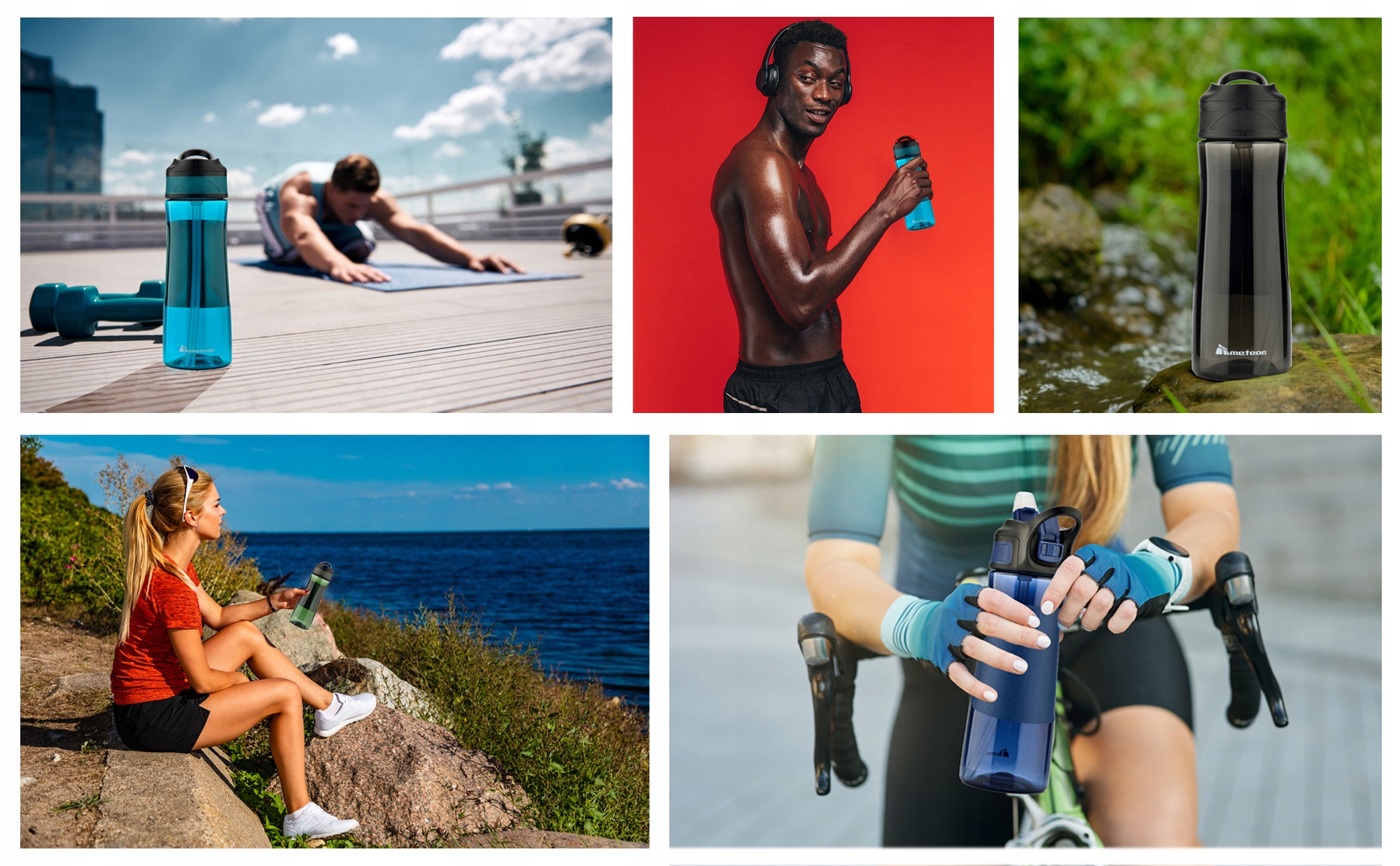 METEOR Bidon butelka sportowa BPA FREE 670 ml Rodzaj bidon