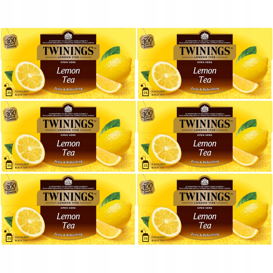 Twinings Herbata czarna z aromatem cytryny 150szt