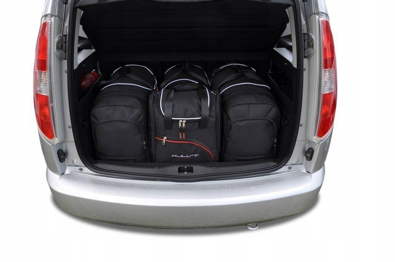 J&j Automotive Sada 4ks cestovných tašiek Sport pre Skoda Roomster 2006-20