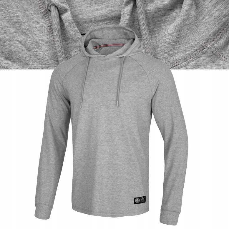 

Pitbull Longsleeve z kapt Small Logo (L) Szary