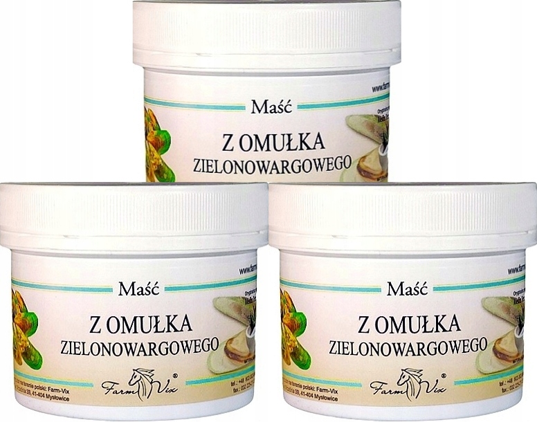 

Maść z Omułka Zielonowargowego 450 ml Farm-Vix