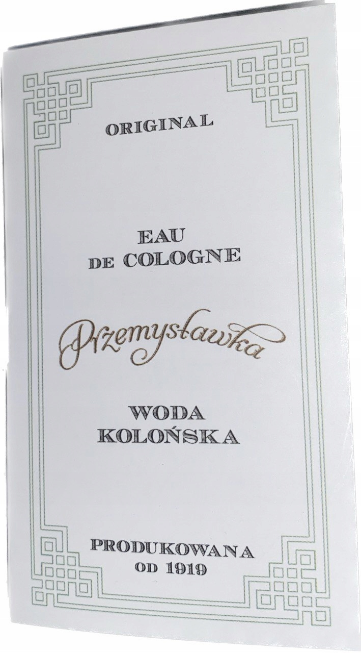 

Przemyławska Woda kolonska tester 4ml