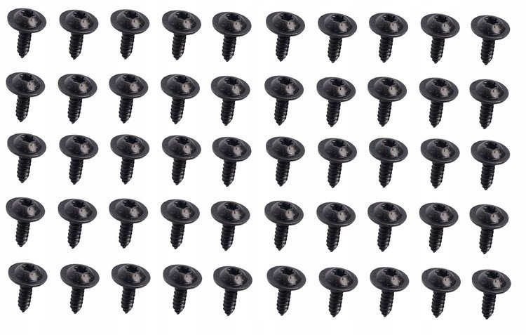 50x SPINKA NADKOLE ZDERZAKA WKRĘT TORX ŚRUBA AUDI VW VOLKSWAGENSEAT SKODA