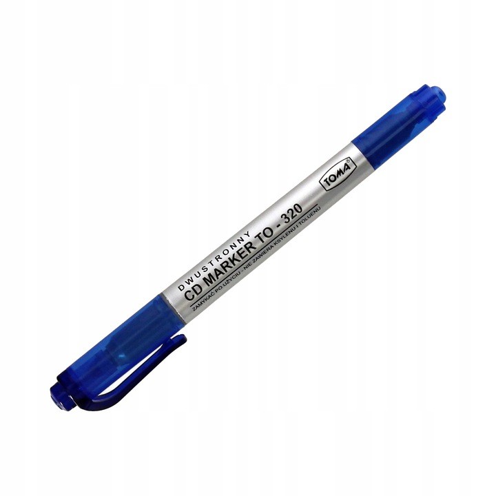 

Marker dwustronny do płyt CD Nieb. 0,5-0,8 mm Toma