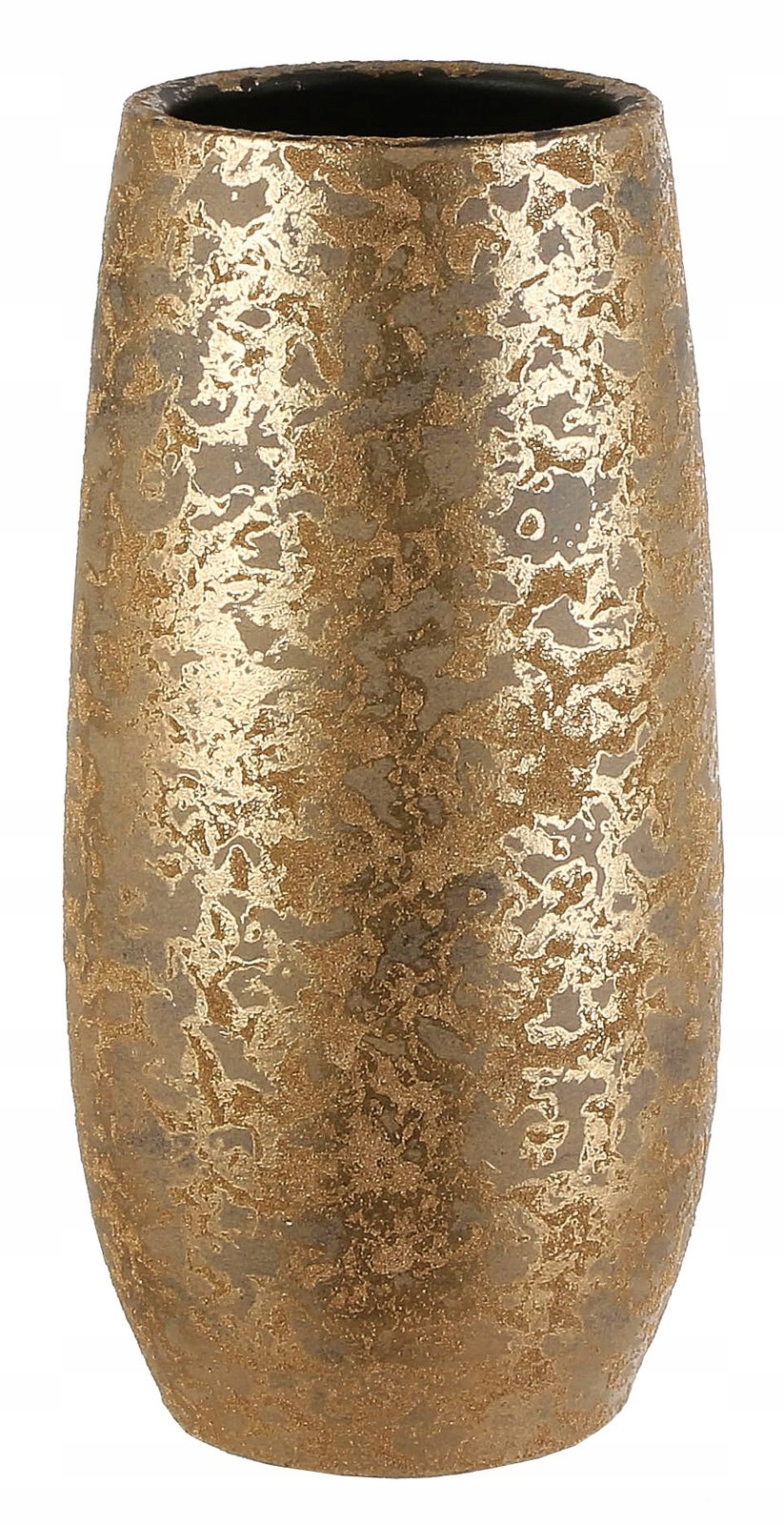 

złoty ceramiczny wazon złota donica Clemente 17/35