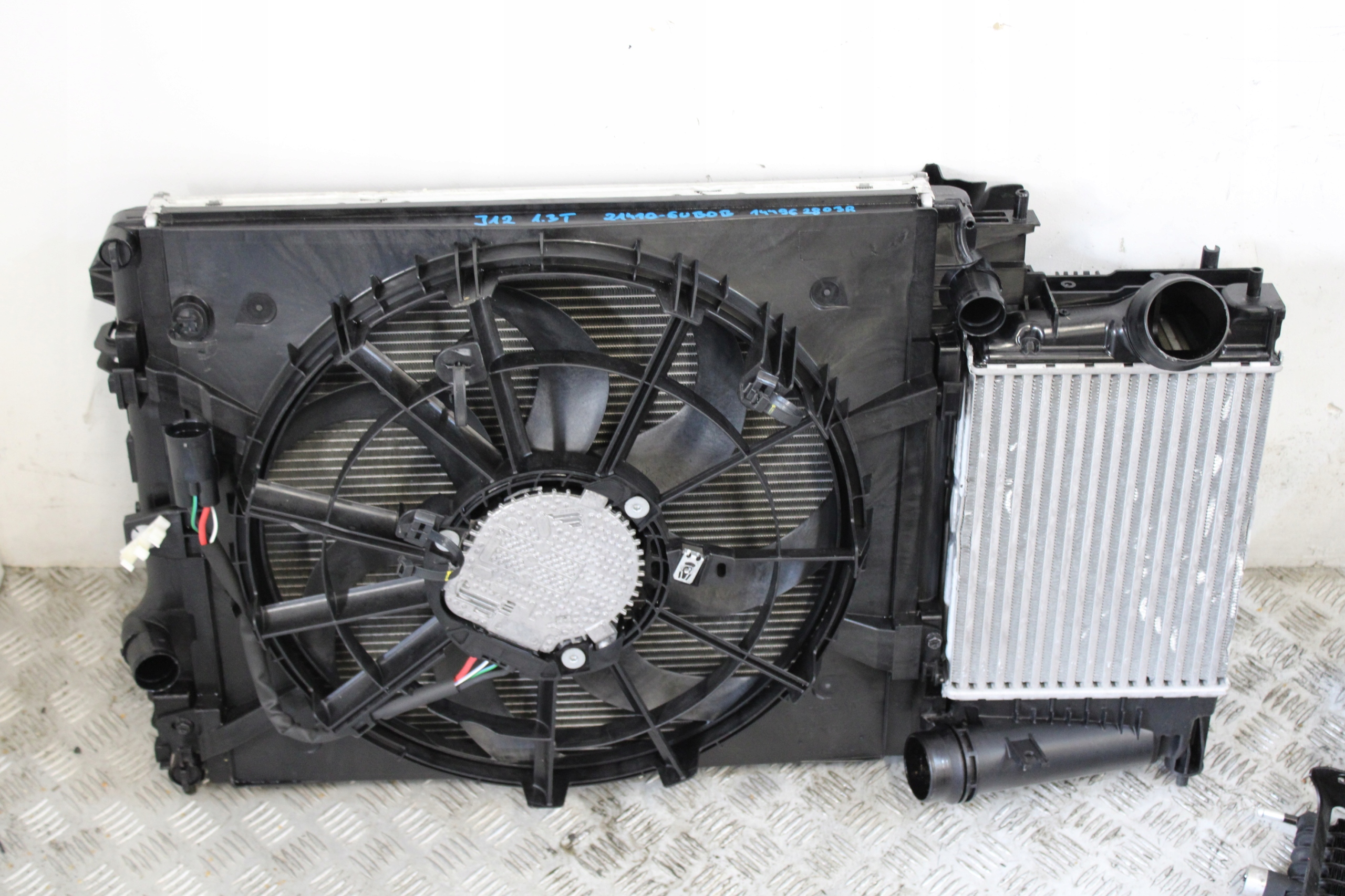 support panel for radiators front radiator pillar NISSAN QASHQAI J12 1,3T