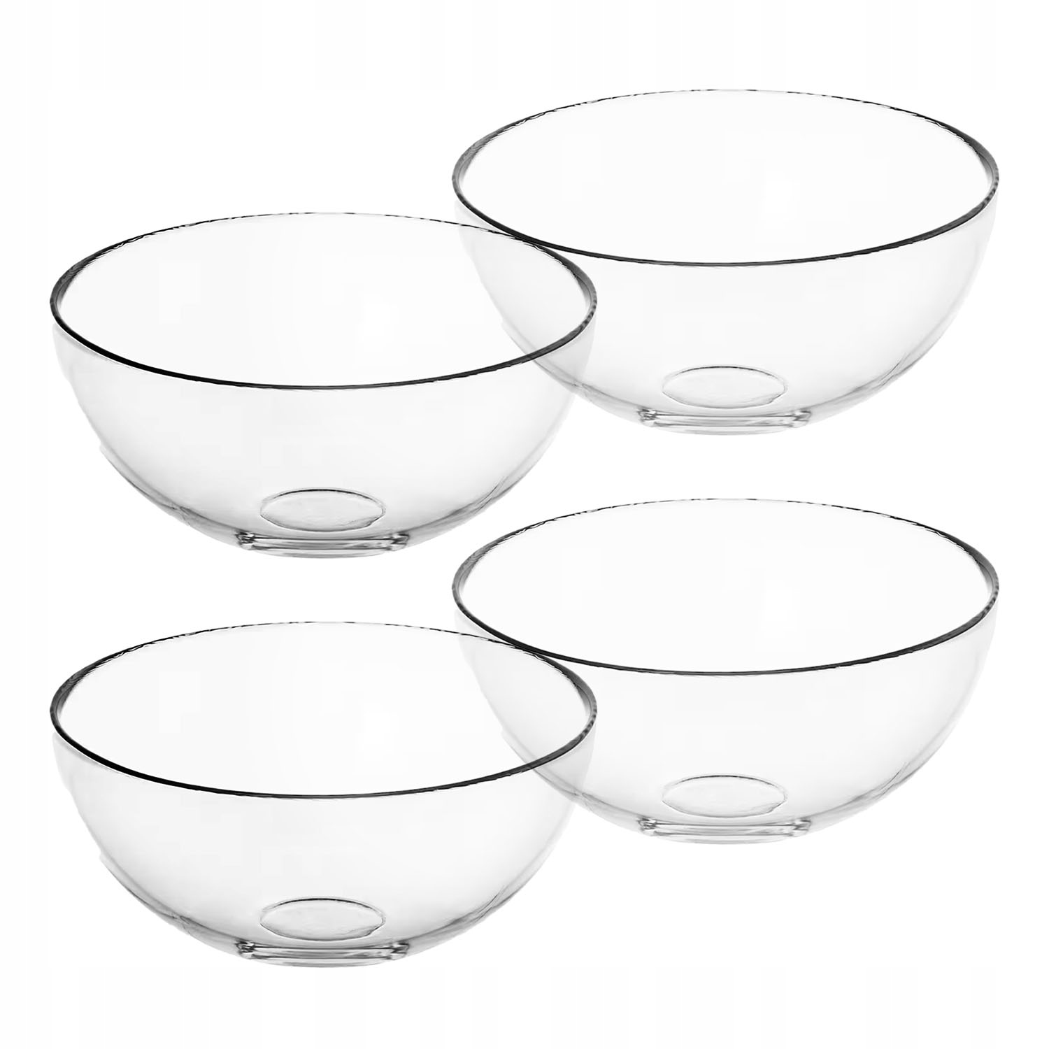 

Szklane miski szkło bezbarwne 20cm 4szt