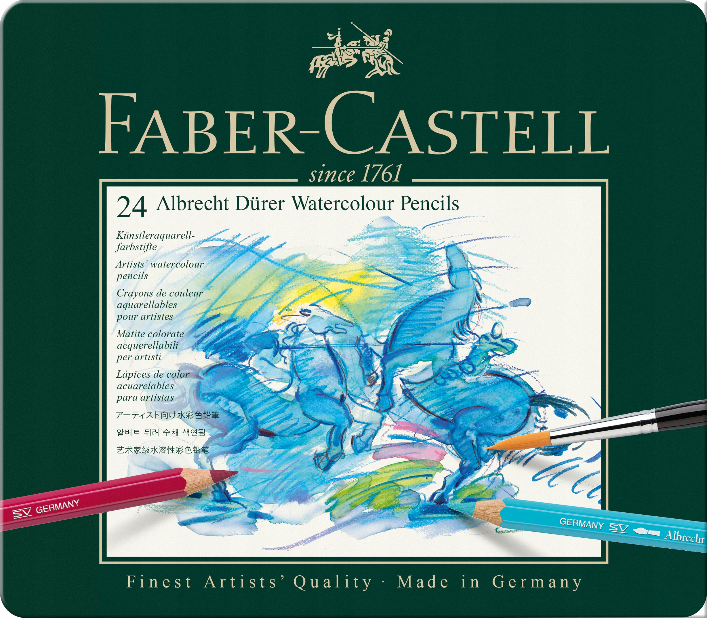 Pastelky akvarelové Faber-Castell A.Dürer 24 ks