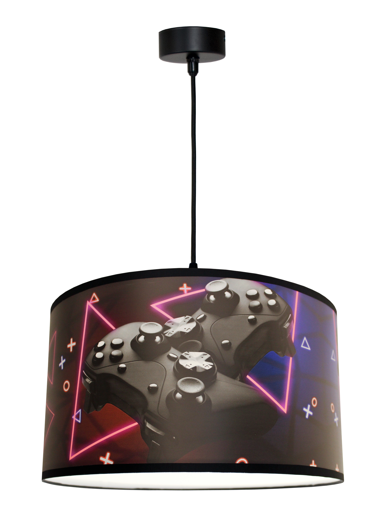 Lustr Závěsná Lampa Stropní Lustr Gaming pro hráče herní konzole