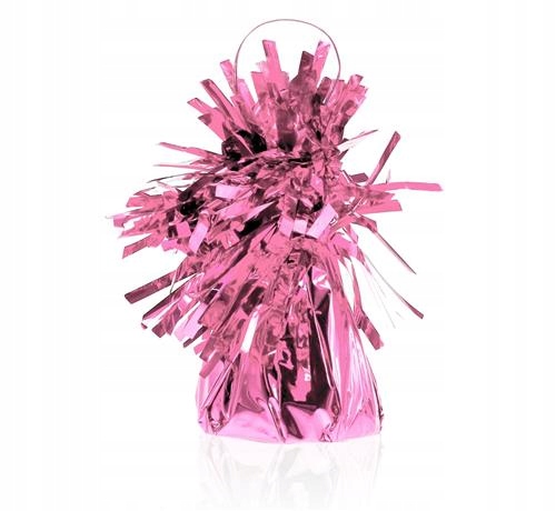 CIĘŻAREK OBCIĄŻNIK DO BALONÓW BALONY NA HEL RÓŻOWY