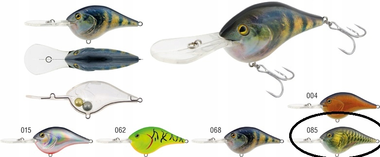 Kamatsu Wobler Reaper Head 7cm F Kolor 085 -sumowy