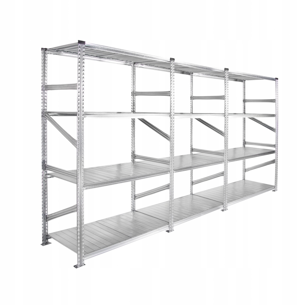 Металевий стелаж 200X548X50 12 полиць METALSISTEM