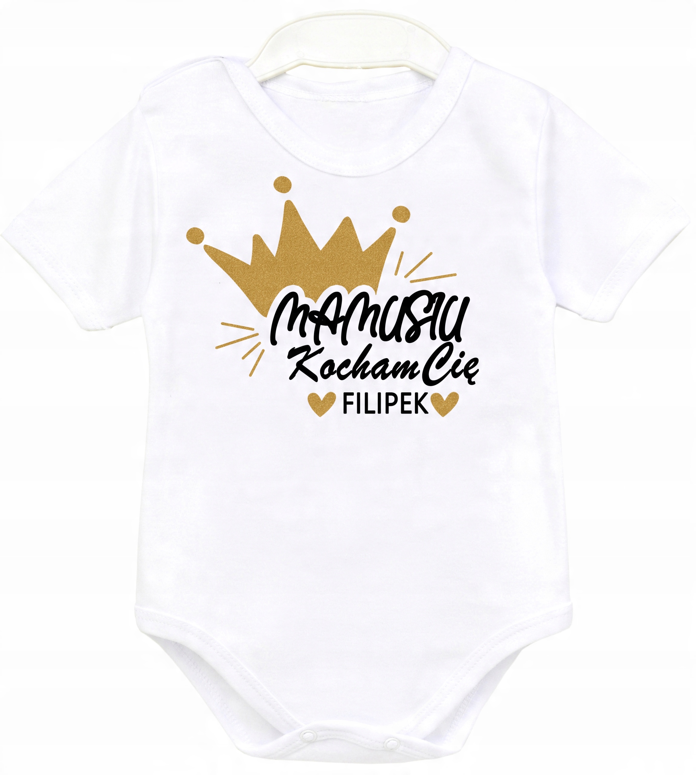 

Body kr rękaw Dzień Mamy Kocham Cię Mamusiu r. 74