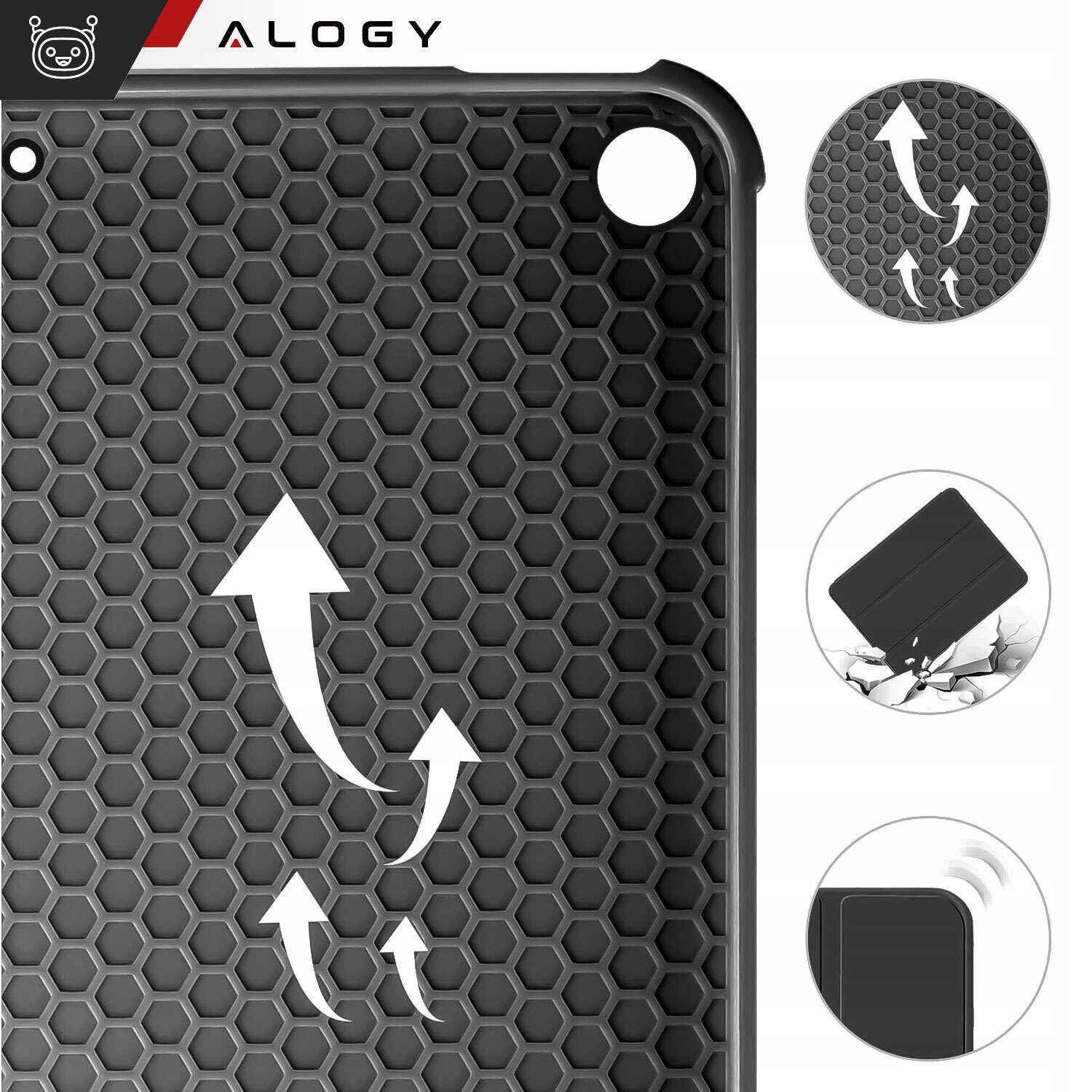 ETUI SMART PENCIL do Apple iPad 10.2 9/8/7 GEN 2021/2020/2019 CASE OBUDOWA Pasuje do modelu iPad 10.2 2019 7 Gen iPad 10.2 2020 8 Gen iPad 10.2 2021 9 Gen