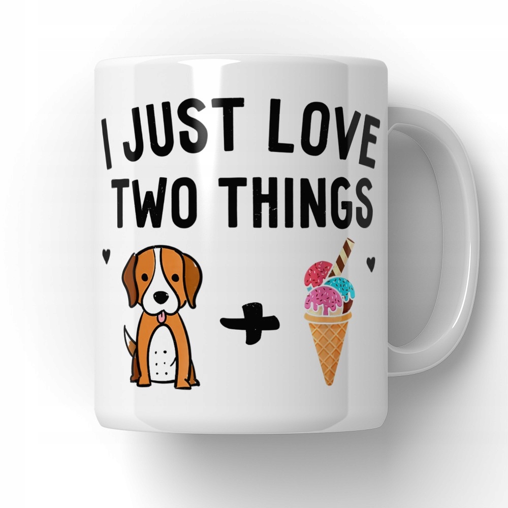

Kubek Kocham Beagle I Lody
