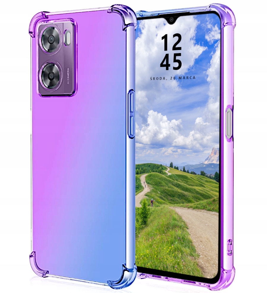 

Etui do Oppo A57 4G A57S Mieniący Kolor Szkło