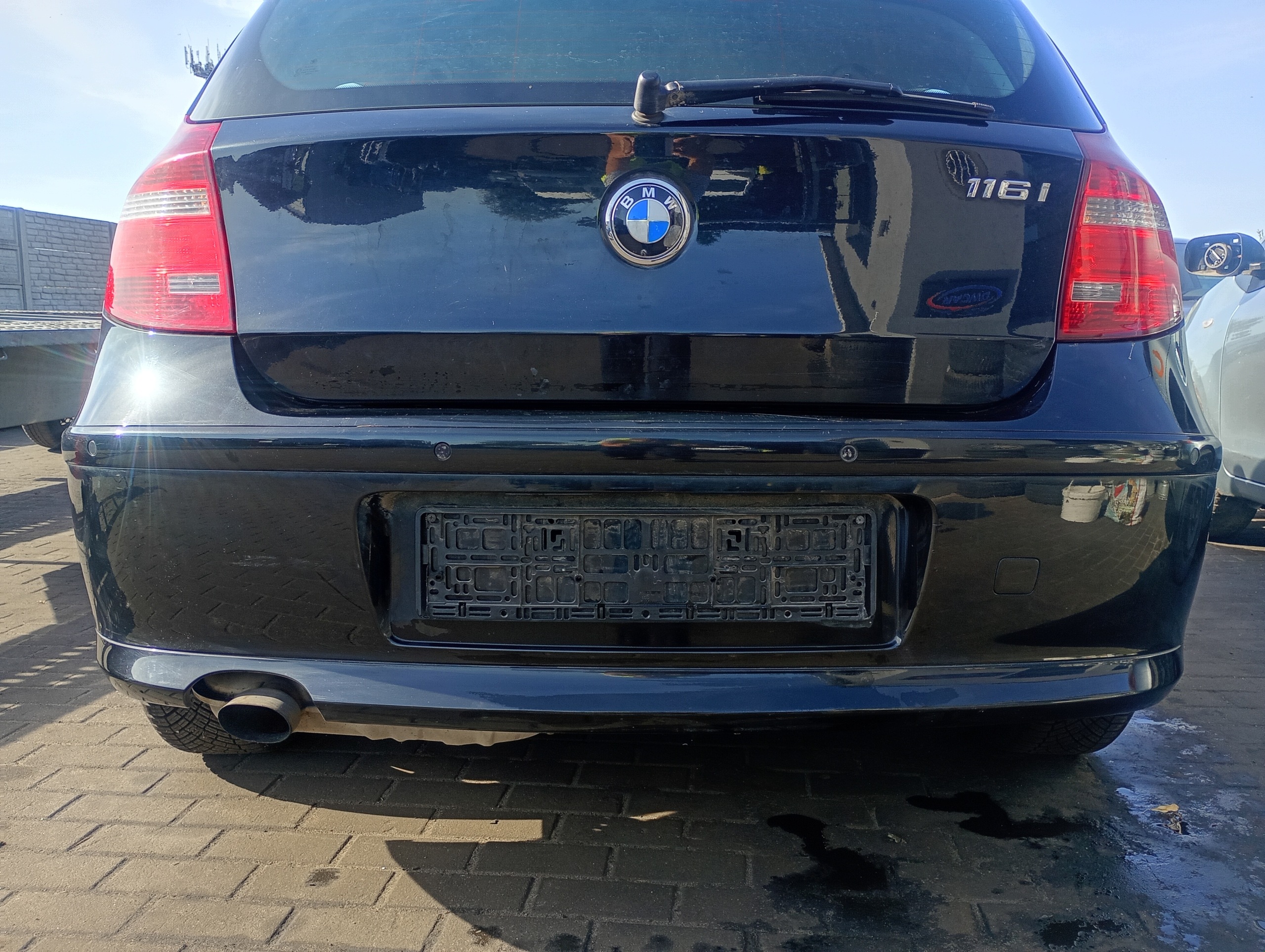 Paraurti posteriore posteriore BMW 1 e E81 07-11 kod lakieru 475