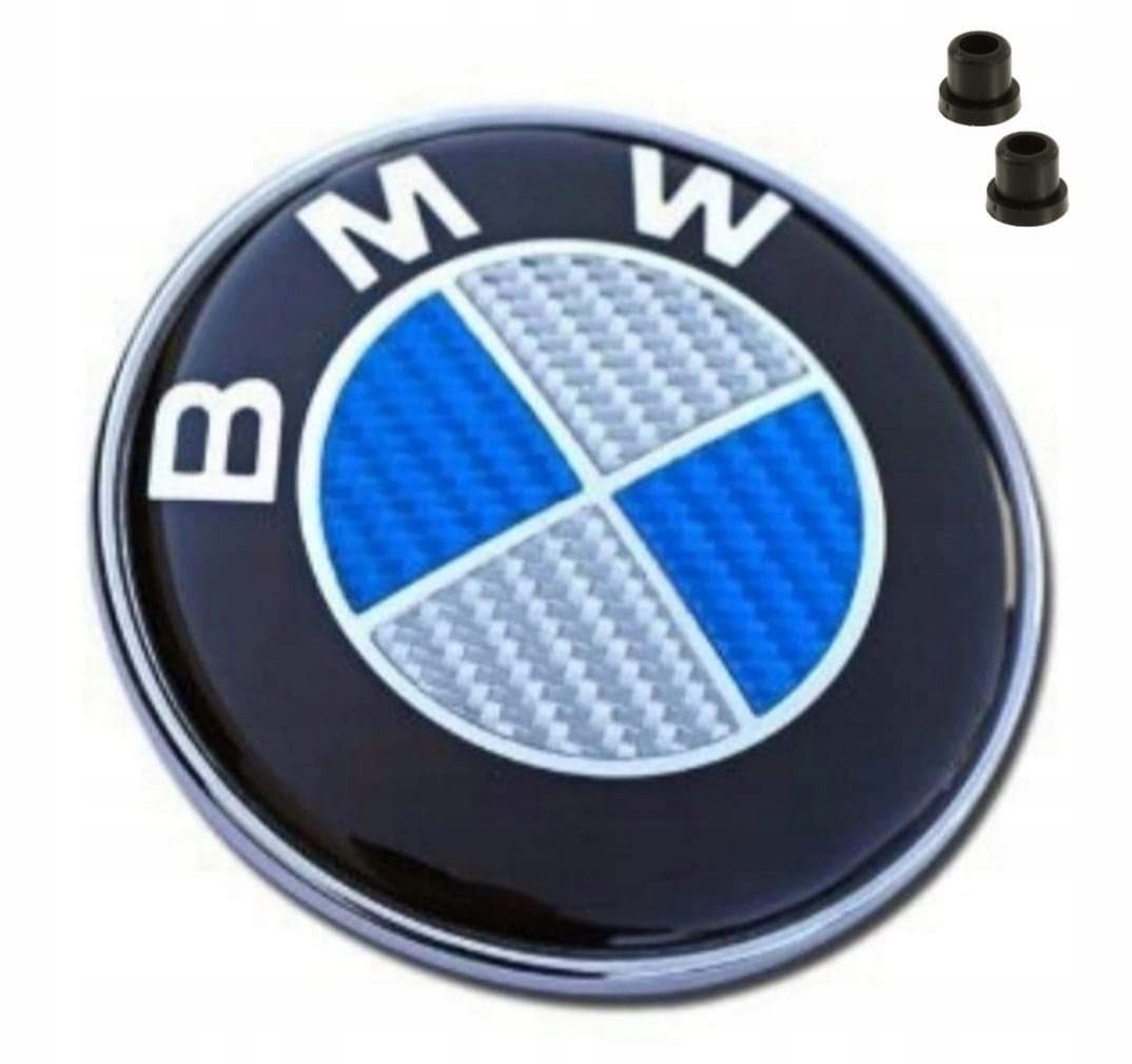 

Emblemat Bmw Carbon 82MM Maska Klapa+tulejki 2X