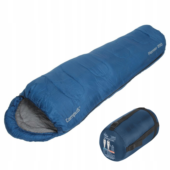 Śpiwór Campus mumia Pioneer łączony Pod Namiot Le.