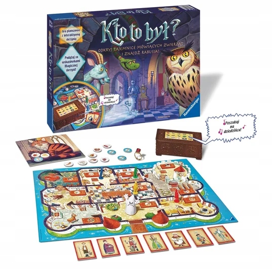 Kto to był? interaktywna gra przygodowa, Efekty dźwiękowe Ravensburger