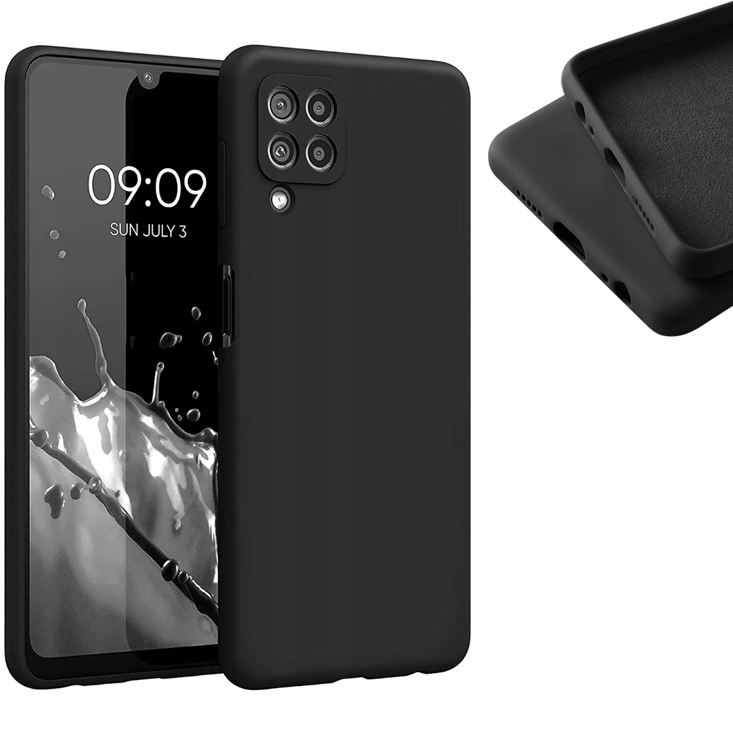 

Etui Case Futerał Czarne Liquid do Galaxy A22 4G