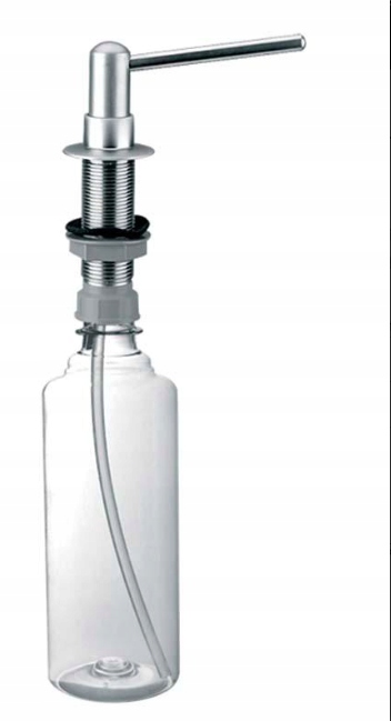 Dozownik na płyn mocowany w blacie mosiądz