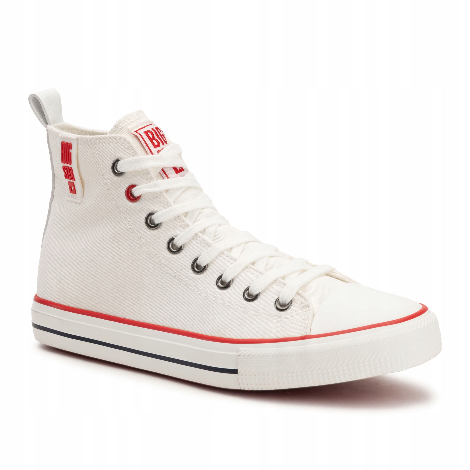 Trampki męskie Big Star JJ174066 biały/czerwony 44 Eu