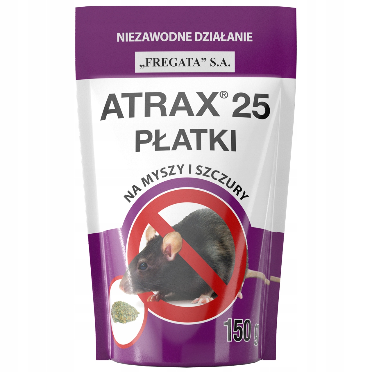 

Trucizna płatki na Myszy i Szczury Atrax 25 150 g
