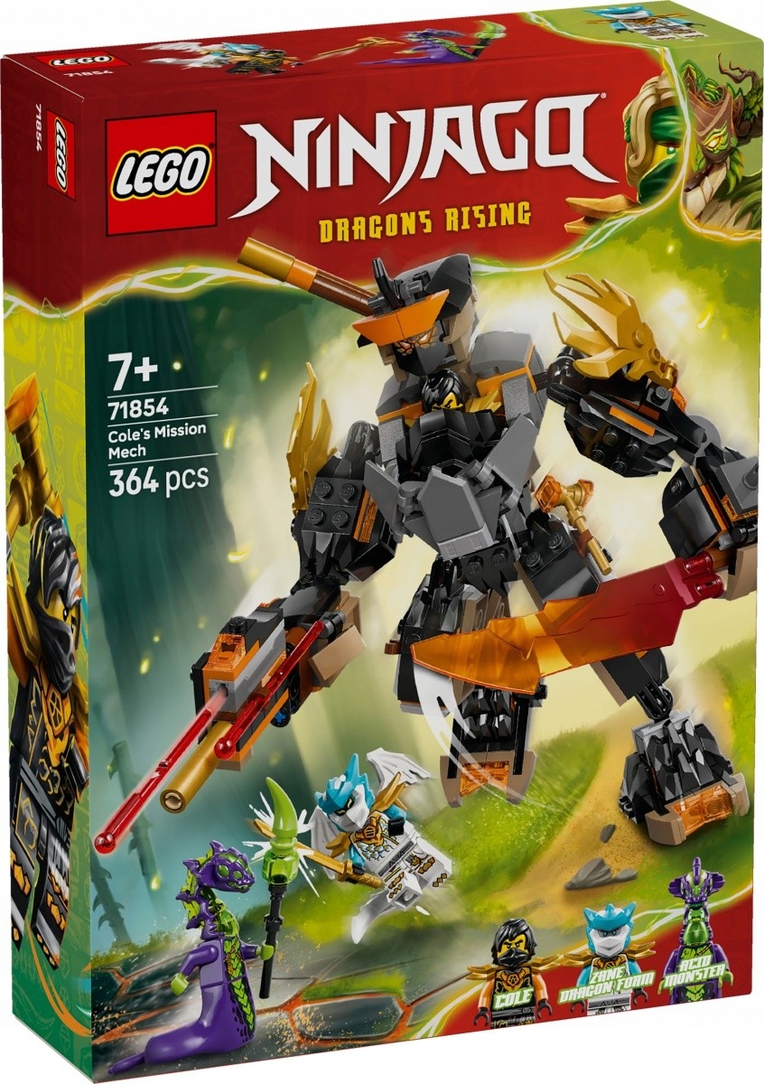 Lego Stavebnice Ninjago 71854 Speciální mech Colea a Zane v dračí zbroji
