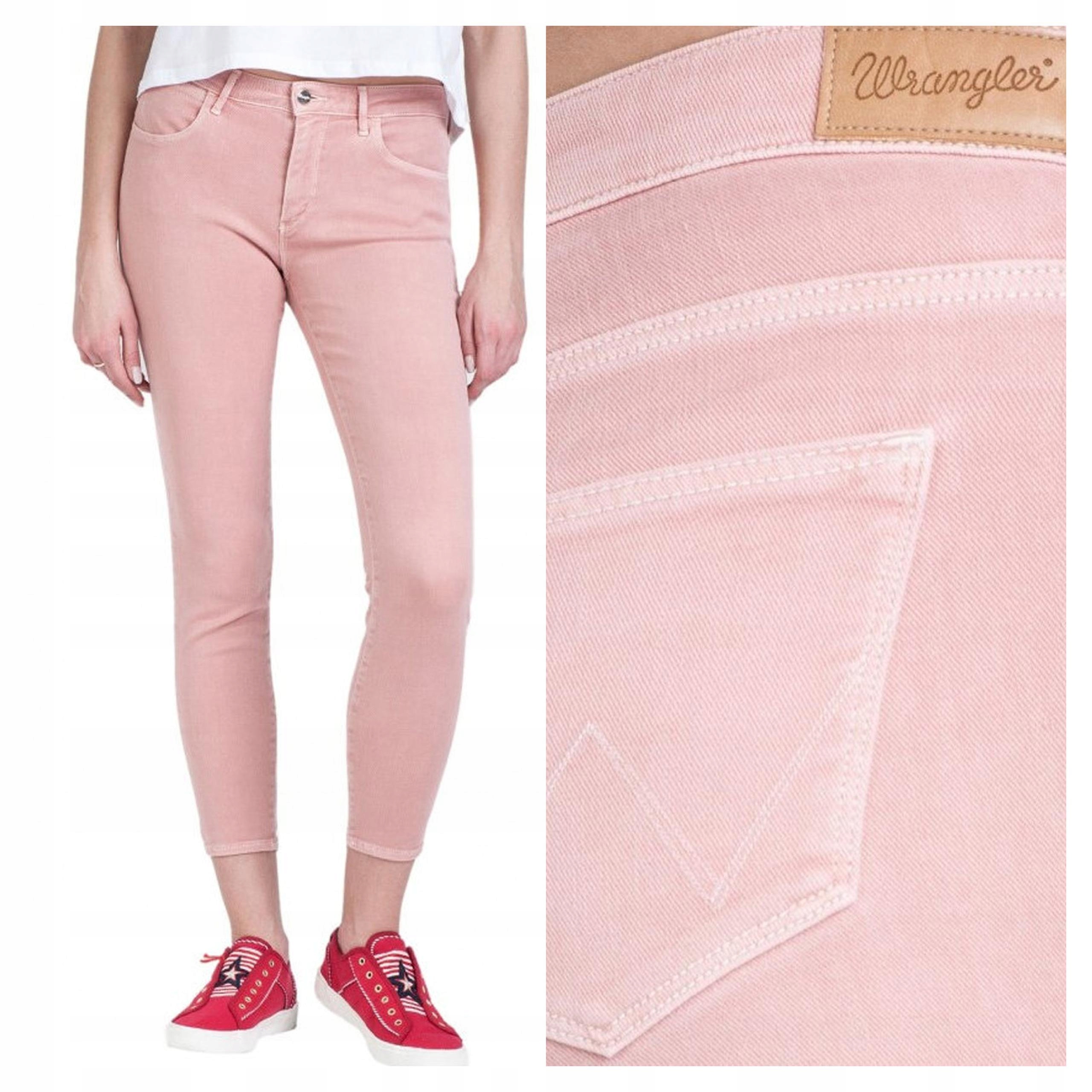Wrangler Skinny Crop W28 L32 Dámské džíny Úzké Nohavice