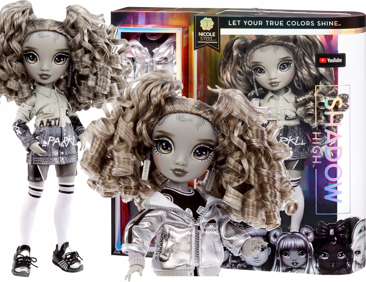 

Rainbow High Shadow Lalka Nicole Steel 583585