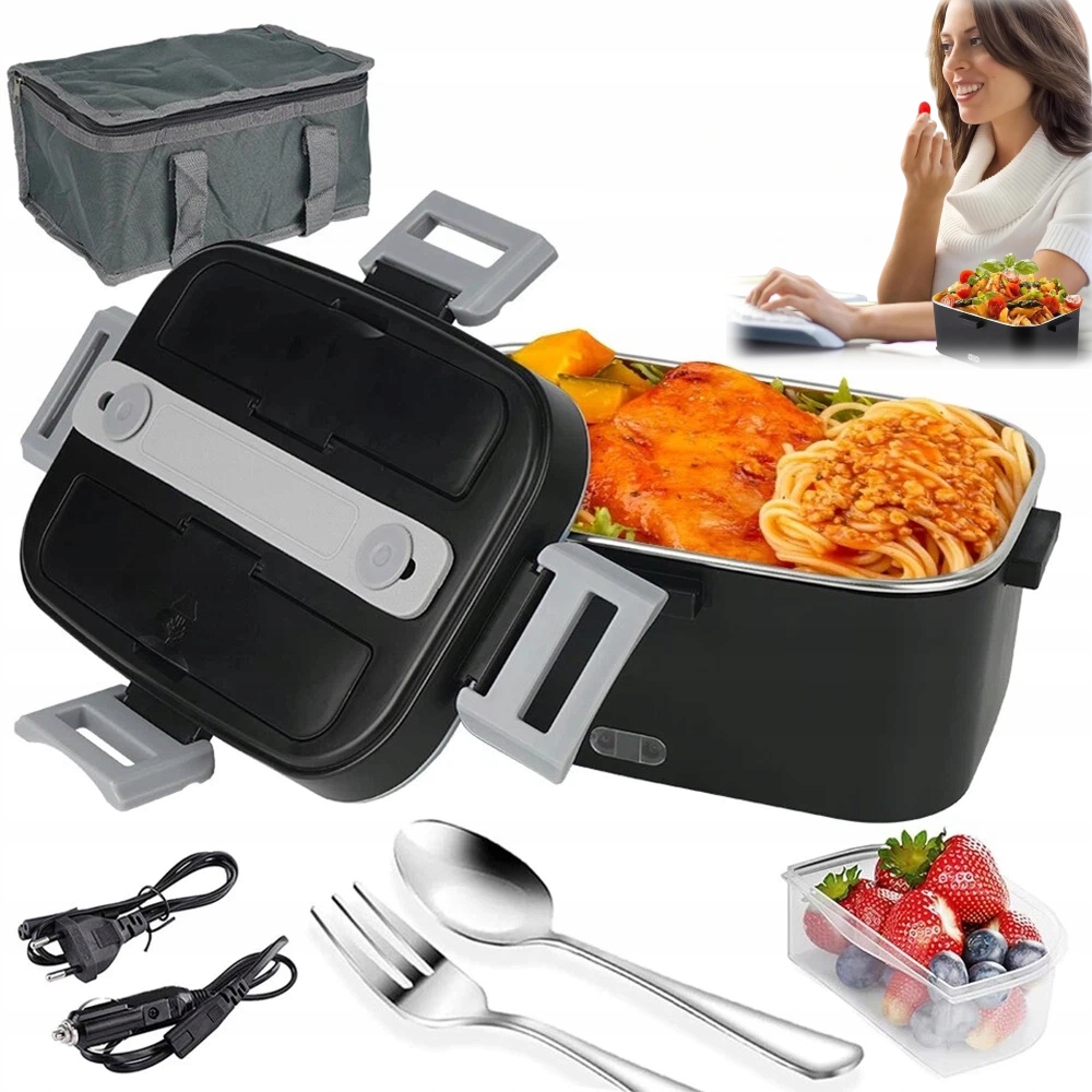 Elektricky Vyhřívaný Obědový Box, Nádoba 1.8 L Do Pracovního Auta