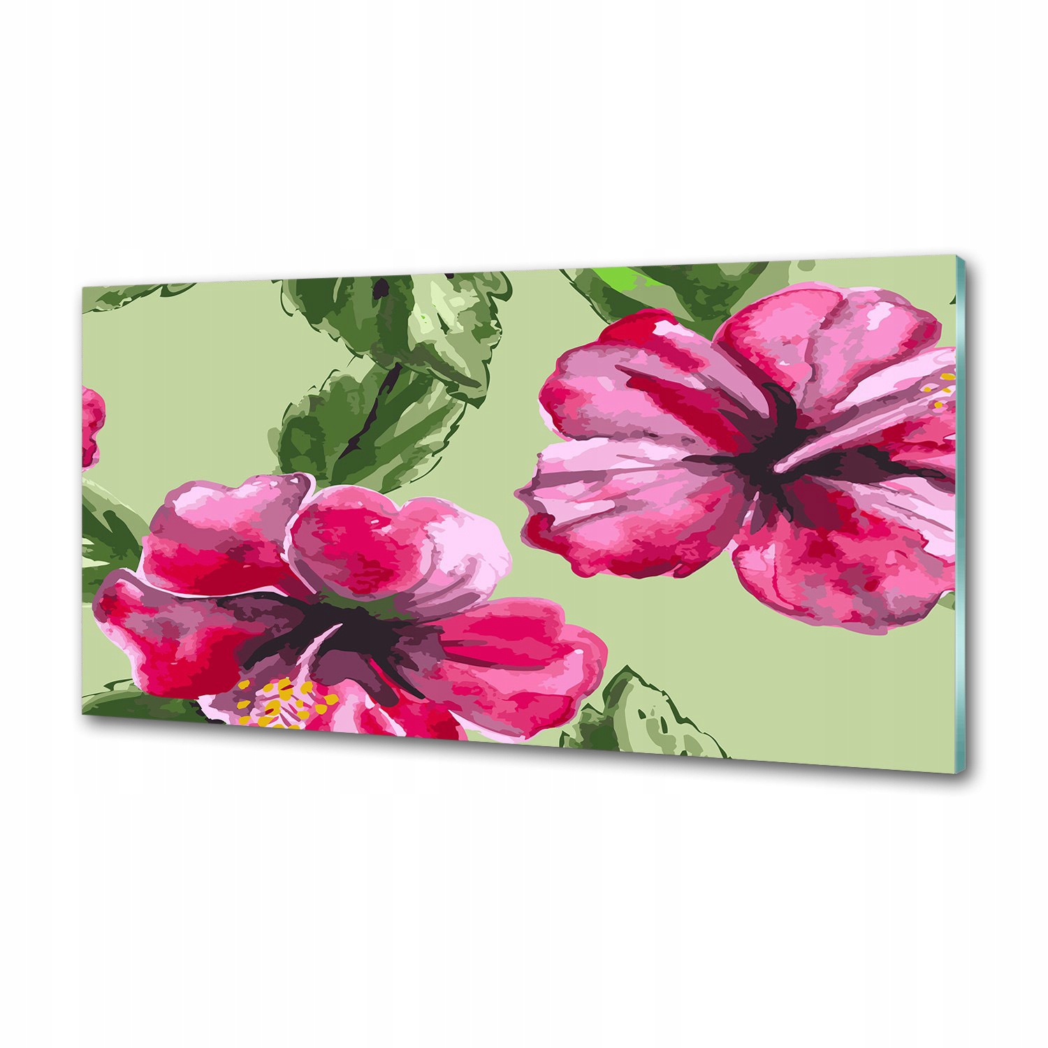 Panel do kuchyne Havajské kvety 120 x 60 cm Lepidlo