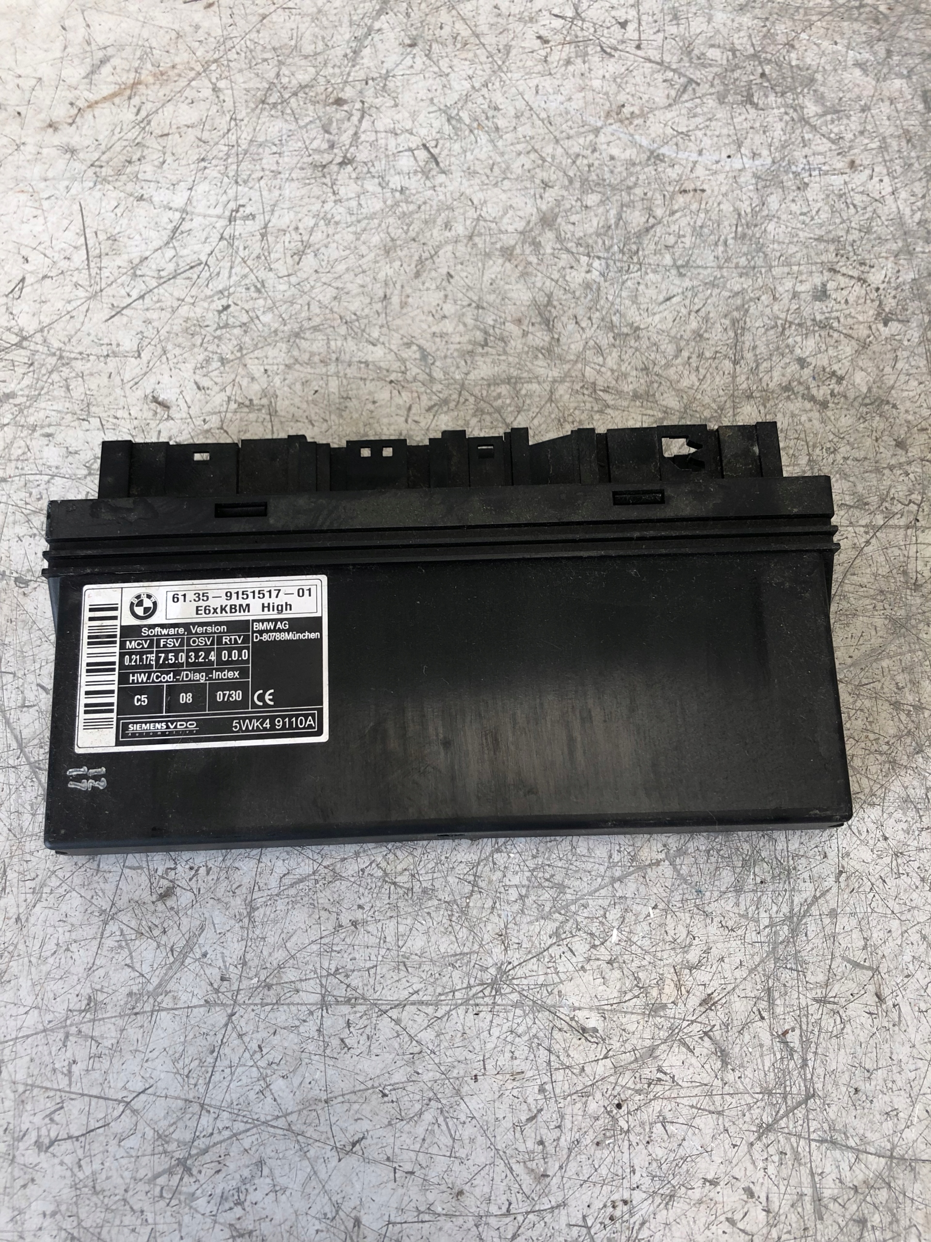 comfort control unit BMW E61 LIFT 9151517