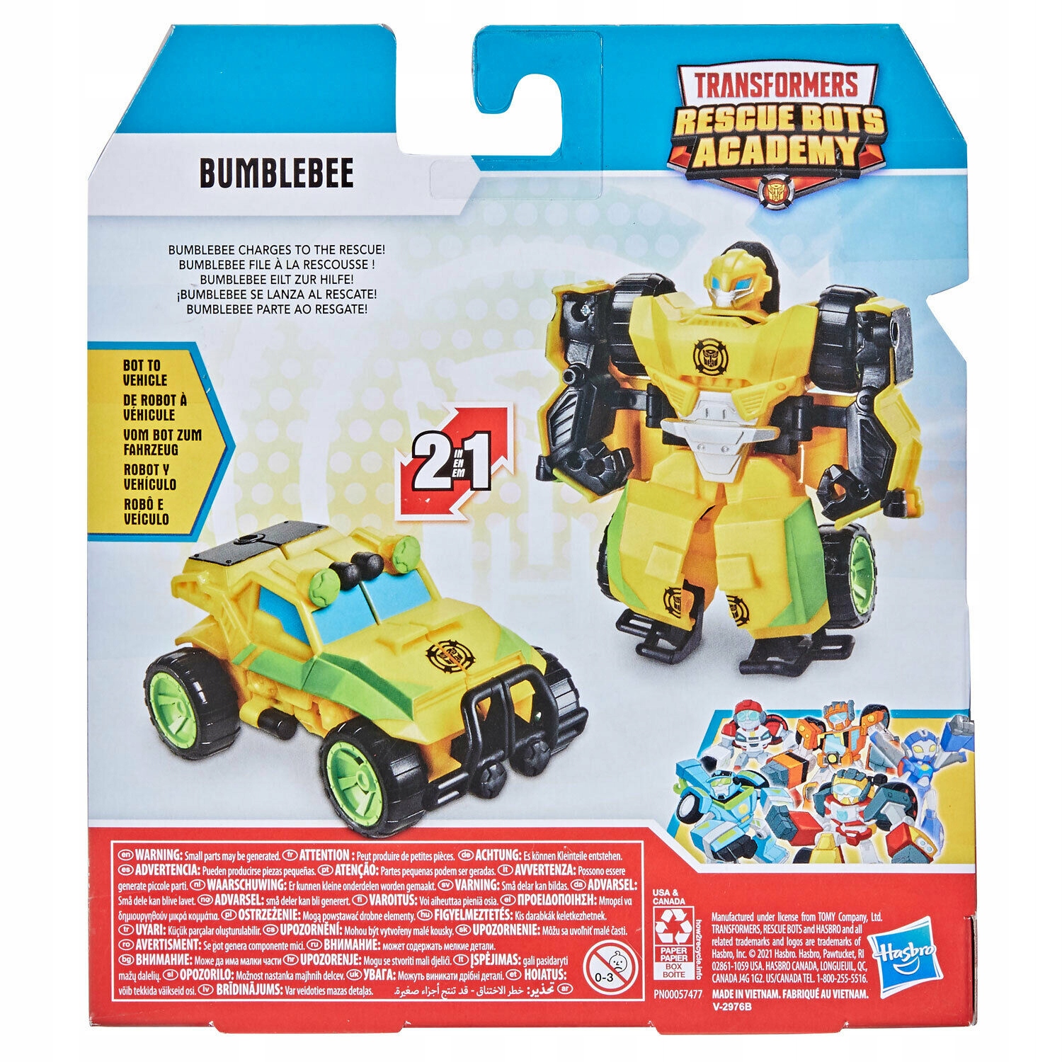 Figurka Bumblebee Transformers Rescue Bots Academy Kod producenta E5691
