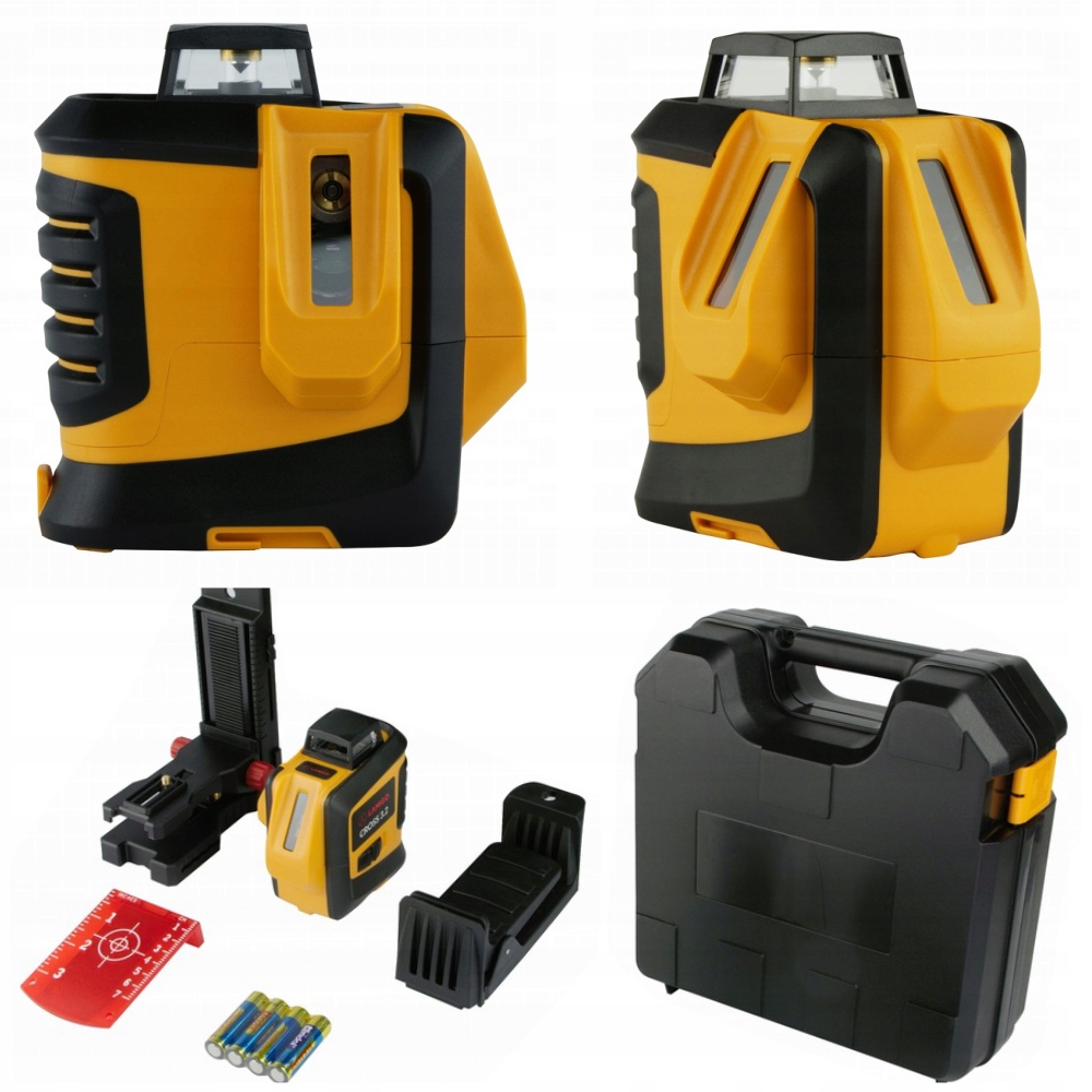 Křížový laser Lamigo Cross 3.2, laserový paprsek Červený, vodorovně, 360 stupňů