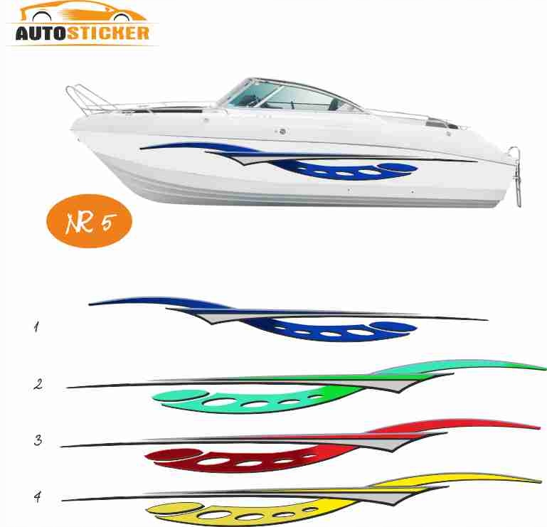 NAKLEJKI NAKLEJKA NA ŁÓDKĘ MODEL 5