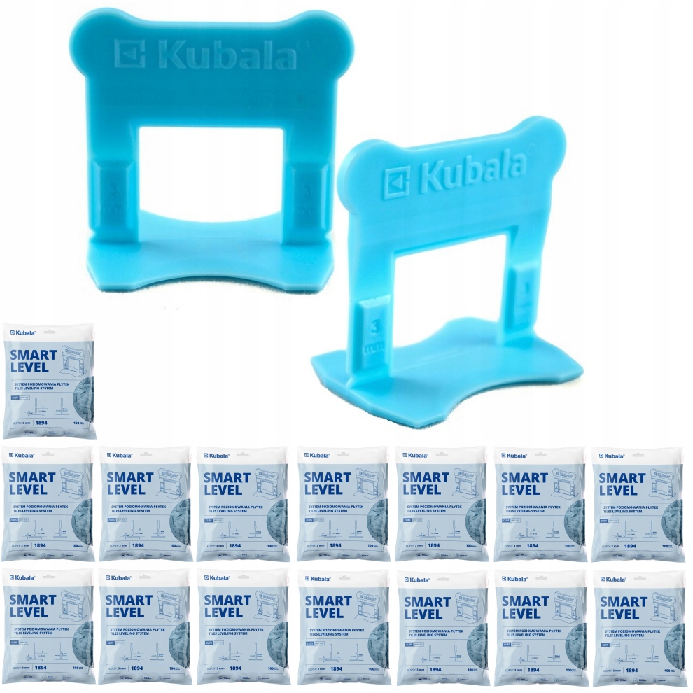 Kubala Smart Level Klipsy Pro Vyrovnávání Dlaždic 3MM Sada 1500 Kusů