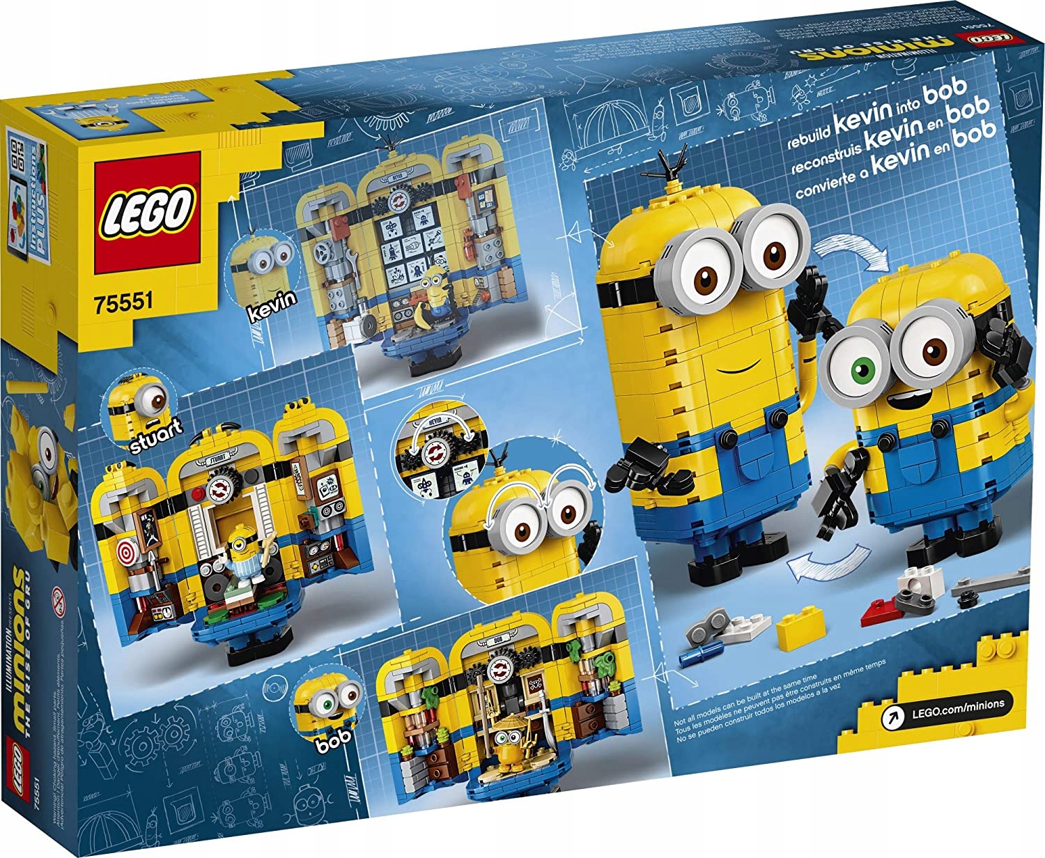 LEGO MINIONS 75551 MINIONKI Z KLOCKÓW I GNIAZDO Marka LEGO
