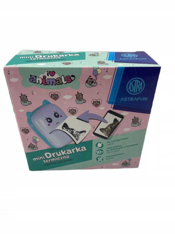 Mini Drukarka Termiczna Animals Astra